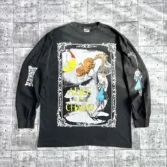 ALICE IN CHAINS アリスインチェインズ ロンTシャツ XL 袖プリ ALICE IN CHAINS ロンT アリスインチェインズ 長袖 Tシャツ wonderl