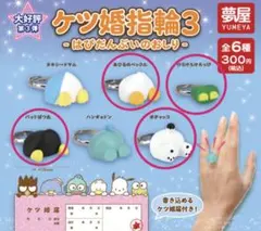 ケツ婚指輪3ーはぴだんぶいーぺっくる、バツ丸、ポチャッコ、けろけろけろっぴ