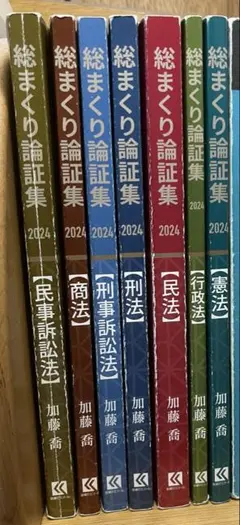 加藤ゼミナール総まくり論証集　7科目セット　伊藤塾バインダー付き 加藤ゼミナール 総まくり論証集2025 7科目セット 最新版 司法