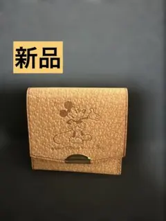 ＊新品＊ヴィンテージミッキーの本革仕様のコインケース