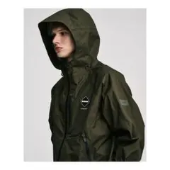 新品 FCRB 3レイヤー ユーティリティ ジャケット カーキ S