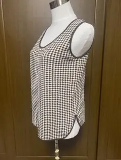 ノースリーブ　柄　ブラウンのサムネイル