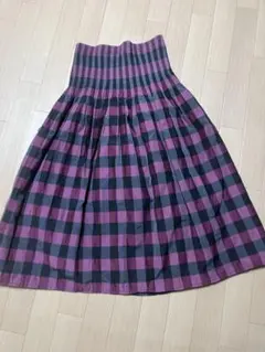 チェック柄 リバーシブル