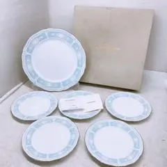 ノリタケ レースウッドゴールド プレート 大皿1枚 小皿5枚 セット 洋食器