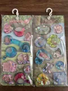 正規品こびとづかん　キラリンウォーターシール　新品未開封　２枚セット
