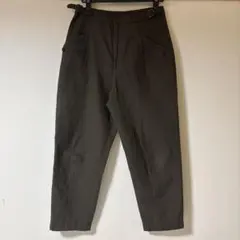 コットンリネンの軽やかテーパードパンツMサイズ