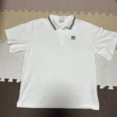 adidas ポロシャツ ホワイト Mサイズ