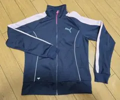 PUMA ジップアップジャケット ジャージ ネイビー サイズM 上のみ