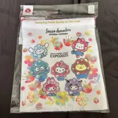 大阪・関西万博 × サンリオキャラクターズ なりきりミャクミャク コラボ 巾着