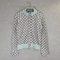 BURBERRY BLUE LABEL check track jacket