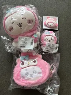 ちいかわ サンリオ コラボ　古本屋　× マイメロディ　4点セット