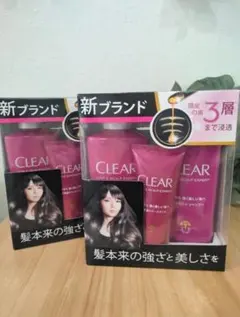 CLEAR ヘア シャンプー　コンディショナー　トリートメント　3点×２セットのサムネイル