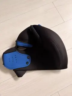 ドッグマスク ブラック×ブルーのサムネイル