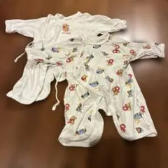 未使用　くまのプーさん 長袖　肌着　60-70cm 2枚組