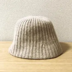 【バケットハット】リブ編み　LOVABLE DEOSUNNY　56〜58cm