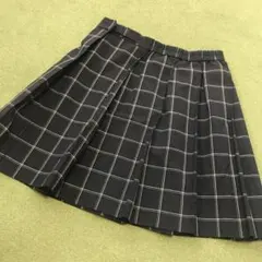 140cm伊勢丹製チェックスカート プリーツスカート