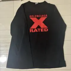 BALENCIAGA X RATED 長袖シャツ ブラックのサムネイル