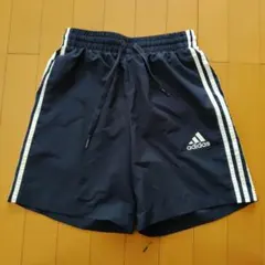 adidas ネイビー ショートパンツ M インナー付き