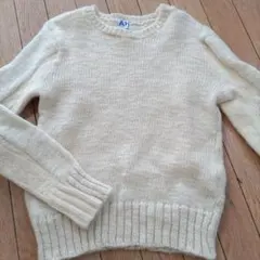 【美品】AH ホワイト ニットセーター