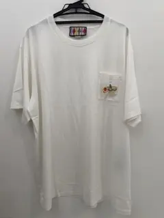 GUCCI ポケット付き 刺繍 Tシャツ ホワイト - メルカリ
