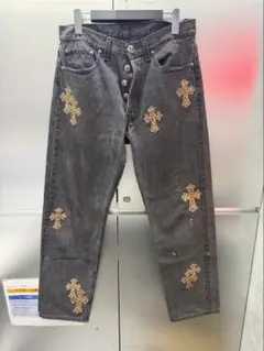 超激レア】クロムハーツ×リーバイス スペシャルカスタム クロスパッチ 