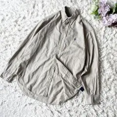 90's RALPH LAUREN BLAKE シャツ　ベージュ　L