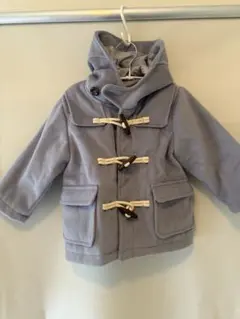 薄紫色　ダッフルコート