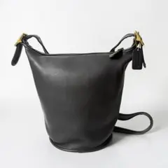 未使用級】HERZ ヘルツ セリニ 2wayショルダーバッグ 丸型 レザー