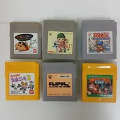 ゲームボーイソフト 6本セット スーパードンキーコングGB など　GB用ソフト