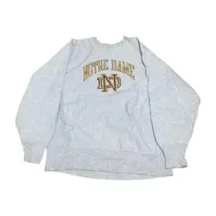 champion トリコタグ　NOTRE DAME リバースウィーブ スウェット