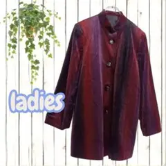 a1616　【美品/一点物】羽織 ジャケット/起毛 ミセス 婦人服 軽い 楽ちん