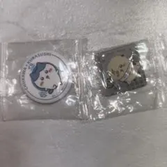ちいかわ くら寿司 缶バッジ マグネット 2点セット ハチワレ ラッコ
