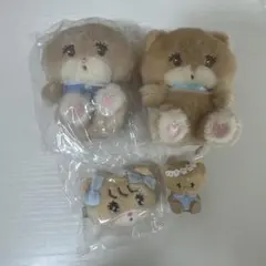 mikko ラテ　ぬいぐるみ　前髪クリップ