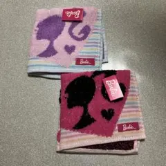 Barbie バービー タオルハンカチ 2枚セット