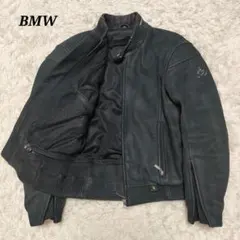 【超美品】BMW ライダースジャケット 黒 (牛革) XL MOTORRAD BMW Motorrad(ビーエムダブリューモトラッド) Club Men Riders
