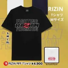 RIZIN FIGHTING FEDERATION Tシャツ ブラック