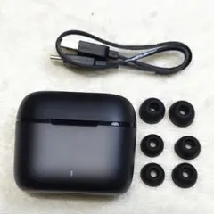 51*ワイヤレスイヤホン インナーイヤー型 Bluetooth ブラックのサムネイル