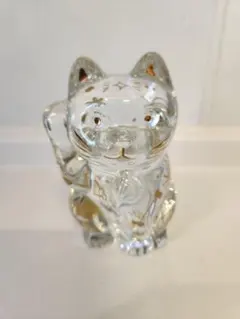 【3,000体限定】バカラ/招き猫/ファウナクリストポリス/専用赤座布団 2025年最新】バカラ 招き猫 ファウナクリストポリスの人気