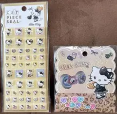 【正規品】ハローキティ　タイルシール　おはじきシール　ギャルキティ　サンリオ