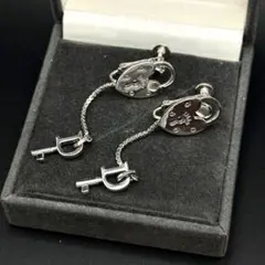 Dior✨ロング ピアス♡ハート パドロック キー♡鍵♡ディオール♡y2k