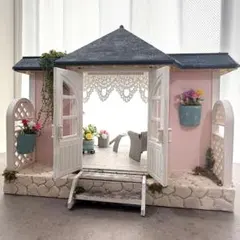 シャビーシック ドールハウス 背景ボード - メルカリ