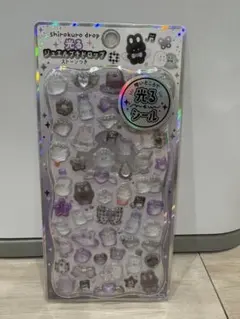しろくろドロップ　光るジュエルプチドロップシール(まとめ買いお値引きあり)