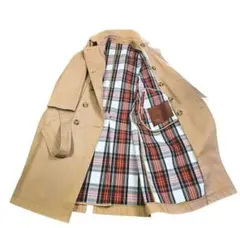 UNIQLO JW ANDERSON　Ｌ赤チェックリバーシブル トレンチコート