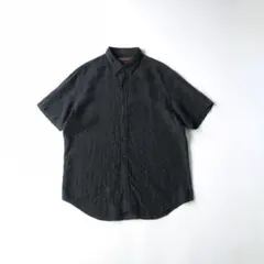 マーガレットハウエル M リネンシャツ 半袖 ブラック 美品 - メルカリ