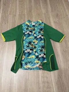 awesome boy ichiryu made アロハゲームシャツ
