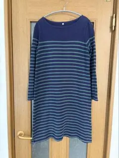 無印良品 ボーダーチュニック ワンピース Sサイズ