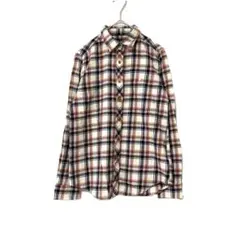 2330 イーストボーイ 長袖チェック柄シャツ コットン 綿 Sのサムネイル