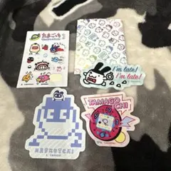 ガチャガチャ　たまごっち ダイカットステッカー　シール 4枚セット BANDAI