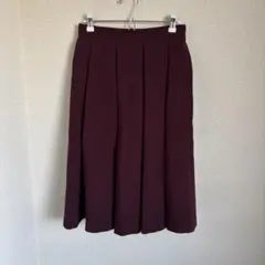 URBAN RESEARCH DOORS フレアスカート ボルドーのサムネイル