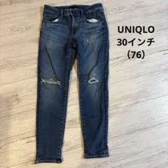 UNIQLO ダメージ加工 ジーンズ